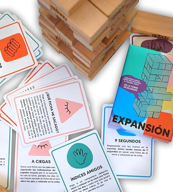 Cartas para Jenga – Reto y diversión añadida